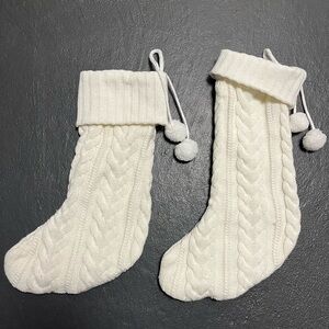 White Knit Stocking’s